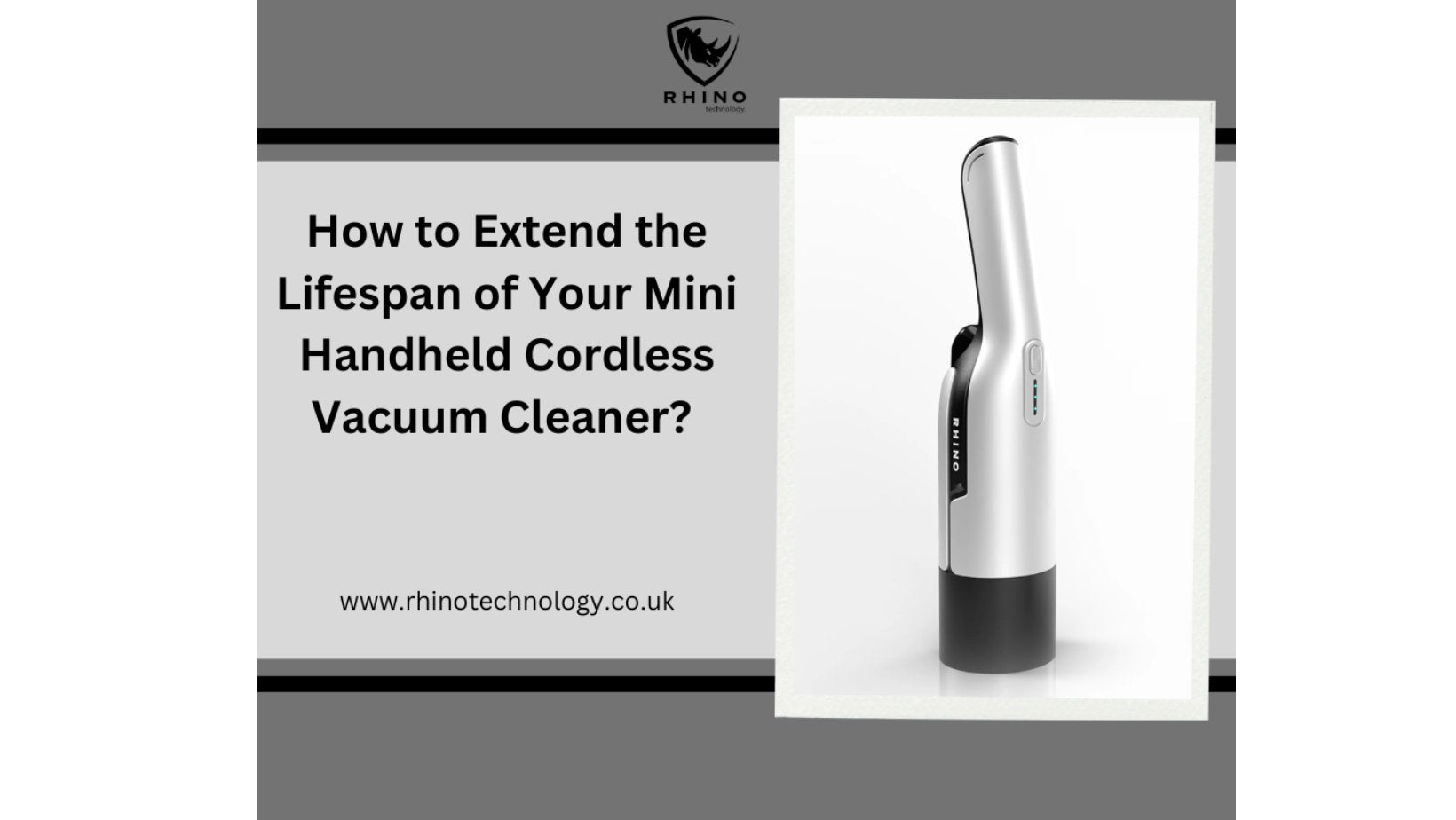 How to Extend the Lifespan of Your Mini Handheld Cordless Vacuum Clean
